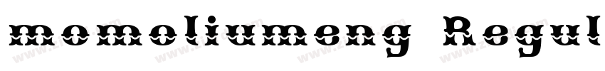 momoliumeng Regular字体转换